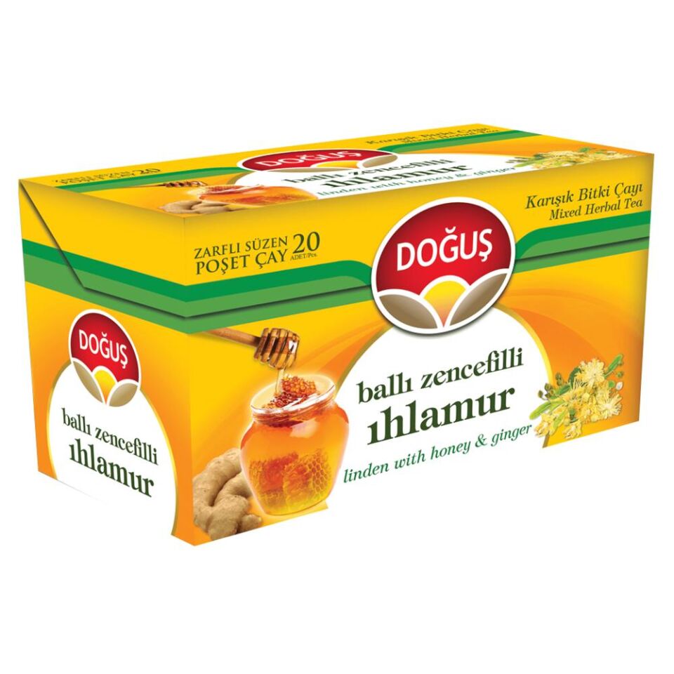 Doğuş Ballı Zencefil Ihlamur Çayı 20x1.6 Gr