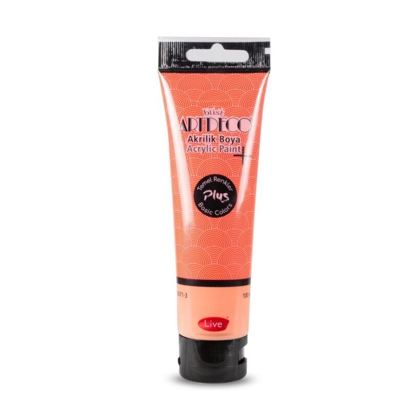 Artdeco Plus Akrilik Boya 100ml Tüp Kızıl 414 Lv-y-t70d-414