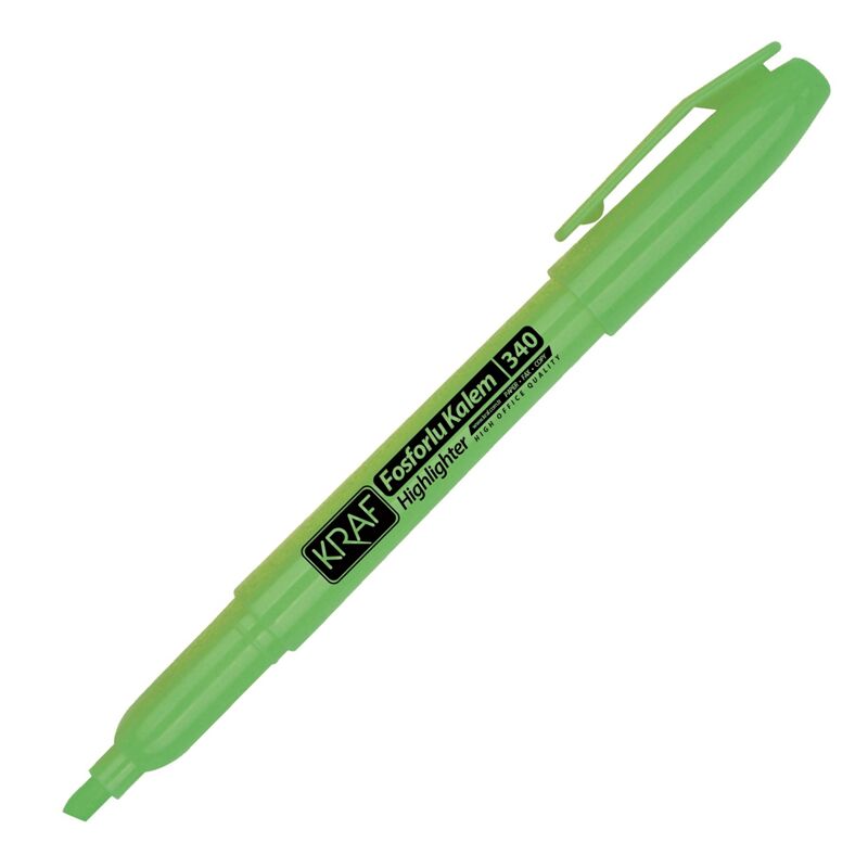 Kraf Fosforlu Kalem Tipi 340 Yeşil