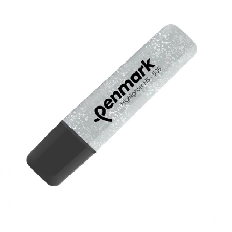 Penmark Metalik Simli Fosforlu Kalem Gümüş Hs-505-18