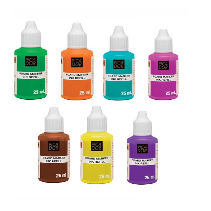 Picador Board Marker Mürekkebi 30 Ml Karışık Renk Kb-020g