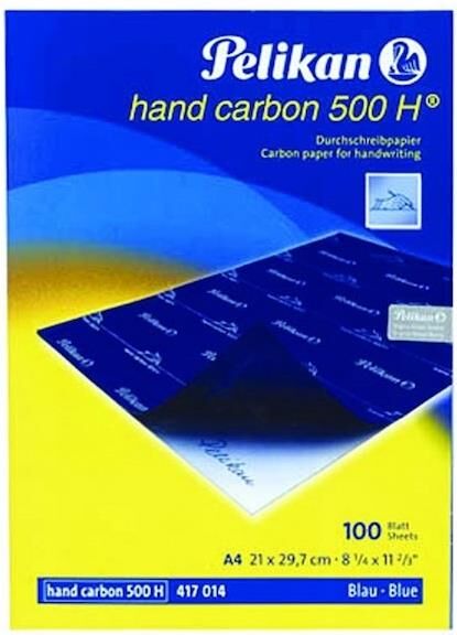 Pelikan 500h 100lü Karbon Kağıt Mavi P-417014