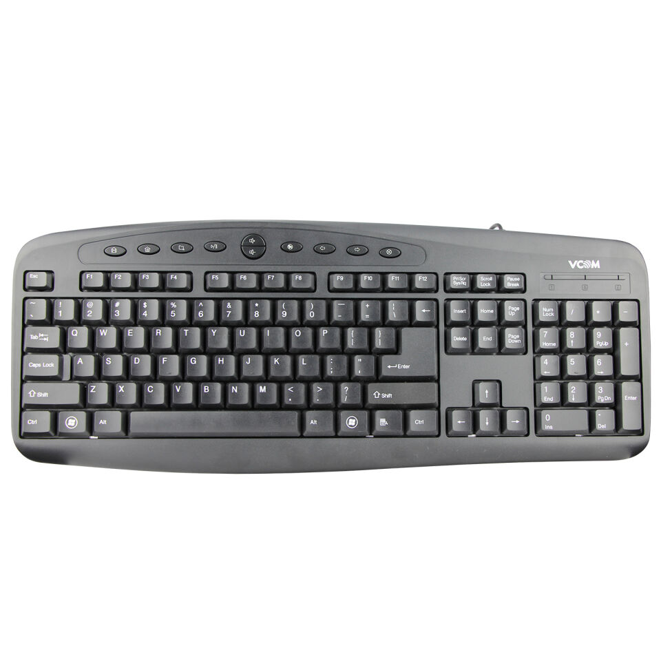 Vcom Dk401 Usb Siyah İngilizce Klavye