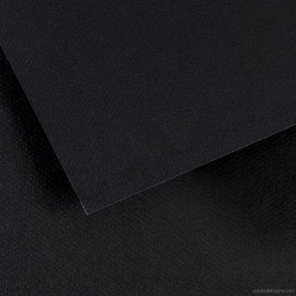 Canson Fon Kartonu Dokulu 50x65 160gr Mı-teıntes Siyah Black 425