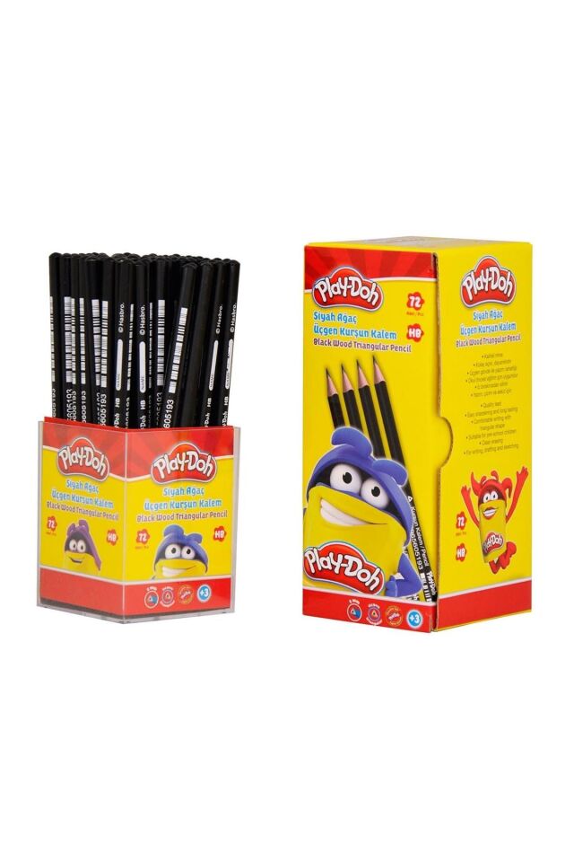 Play-doh Kurşun Kalem Siyah Üçgen Play-kk008