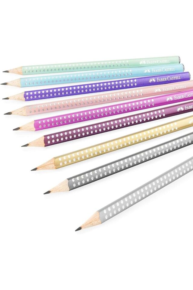 Faber Castell Kurşun Kalem Sparkle Üçgen Gövde Pearl Pink 118212
