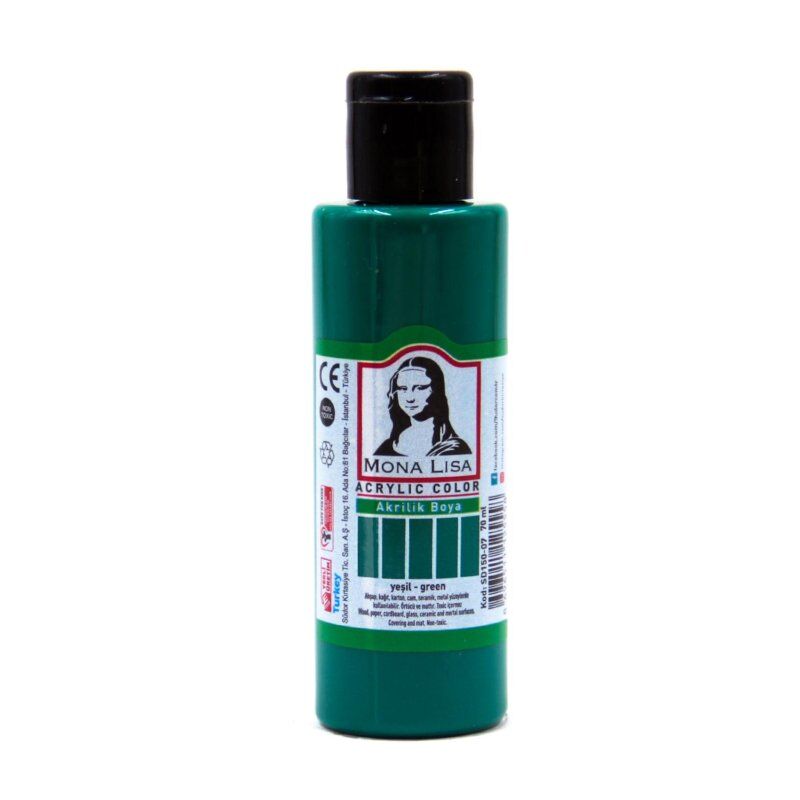 Monalisa Akrilik Boya 70 Ml Koyu Yeşil Sd150-07