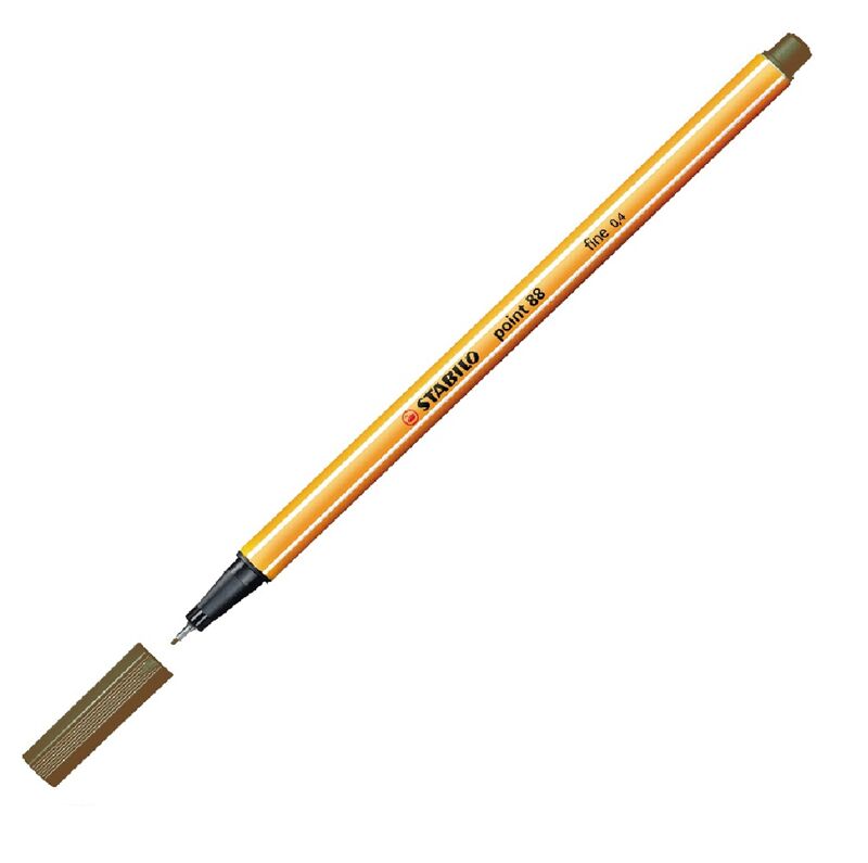 Stabilo Point 88 Keçe Uçlu Kalem 0,4 Mm - Haki Yeşil 88/65