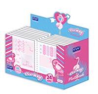 Kraf Bloknot + Index (pp) + Yapışkanlı Not Kağıdı Set Flamıngo 2220fl