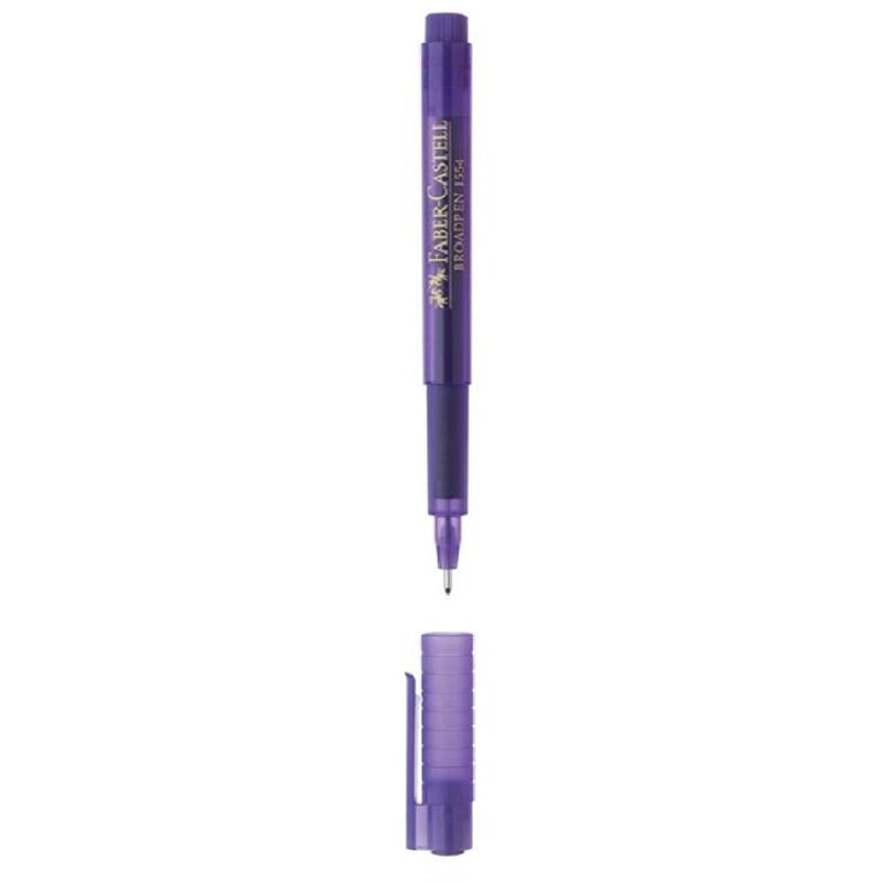 Faber Castell Tahta Kalemi 0,8 Mm Broadpen Mor 155436