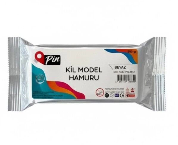 Pin Kil Model Hamuru 500gr.beyaz Pin.1592