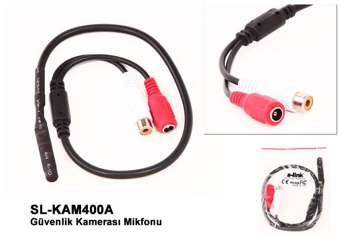 S-link Sl-kam400a Güvenlik Kamerası Mikrofonu