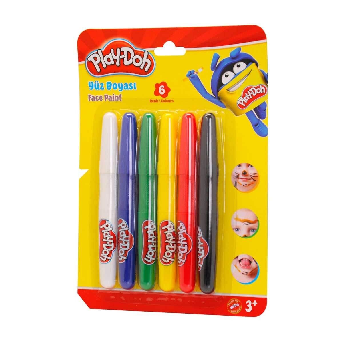 Play-doh Kalem Tipi Yüz Boyası 6 'lı Play-yu001