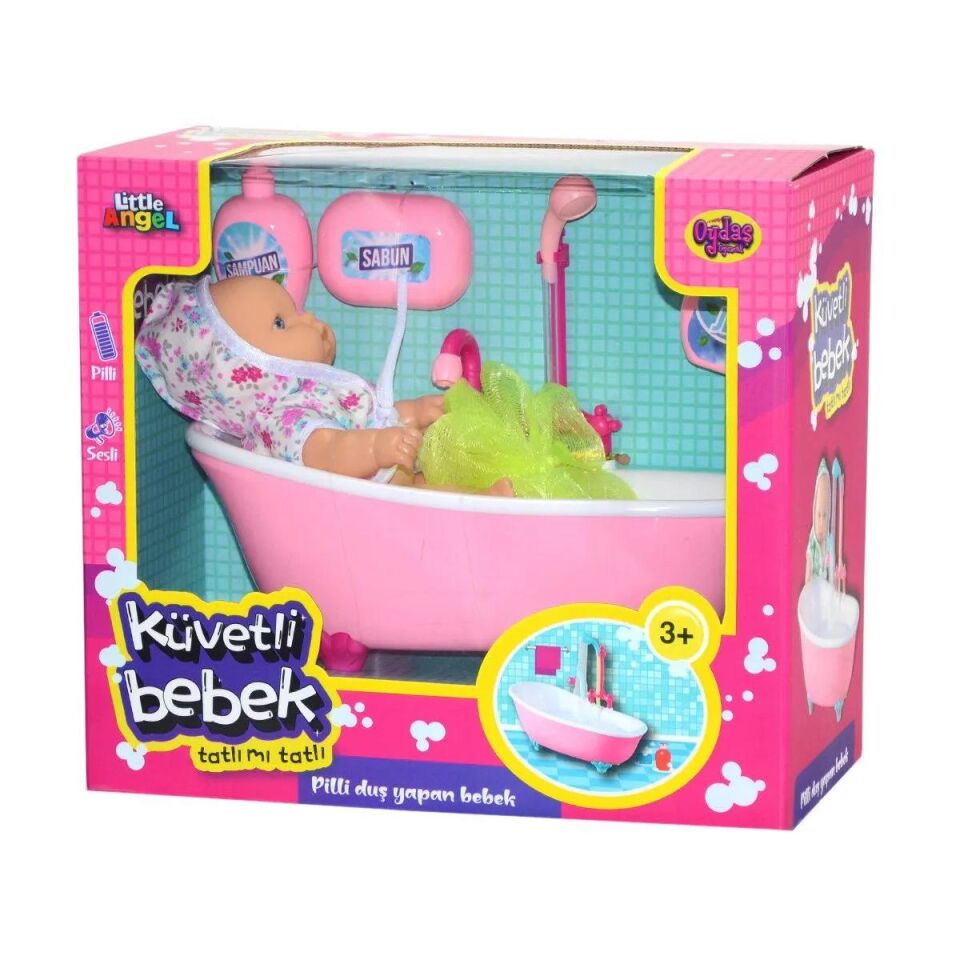 Oydaş Anlıly Pilli Küvette Duş Yapan Bebek Oyd-04-02605