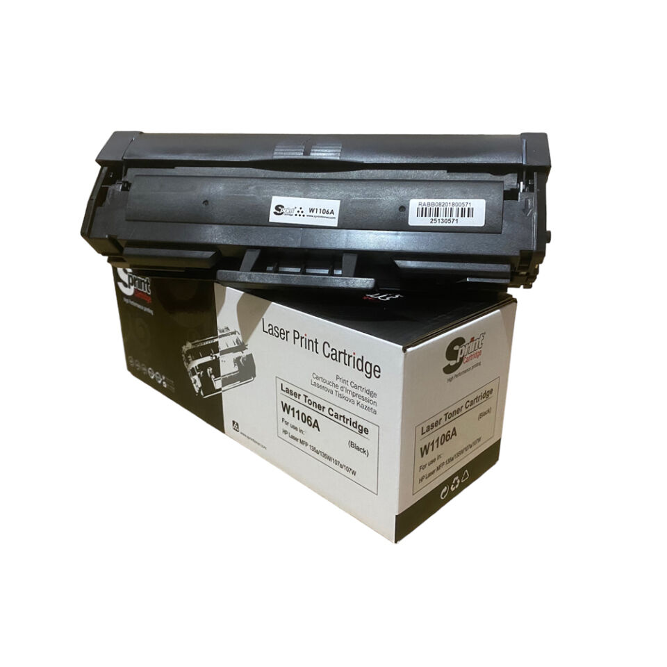 S Print W1106a (106a) Toner (çipli) (1k*) Sp10-106
