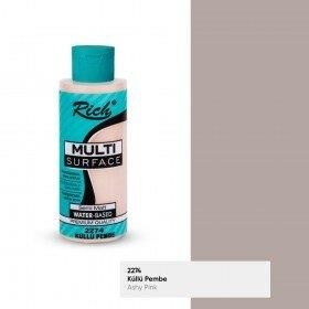 Rich Multi Surface Akrilik Boya 120 Cc Küllü Pembe Mls-120-2274