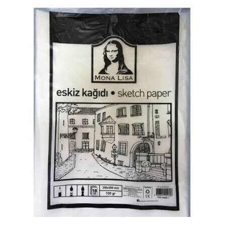 Monalisa Eskiz (sketch) Kağıdı 100gr A4 10yp.mn08-1