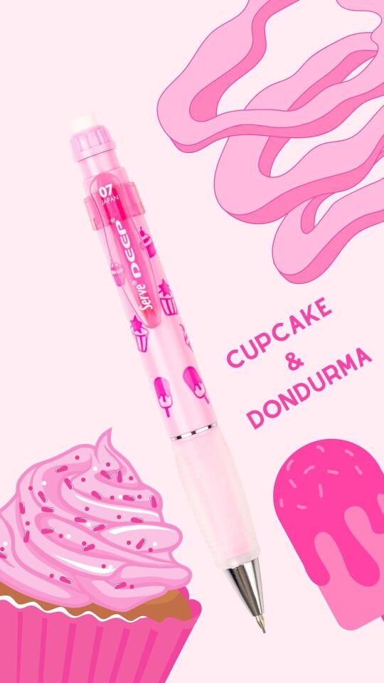 Serve Versatil Kalem 0,7mm Deep Cupcake & Dondurma Spmb Sv-deep-07-tsp