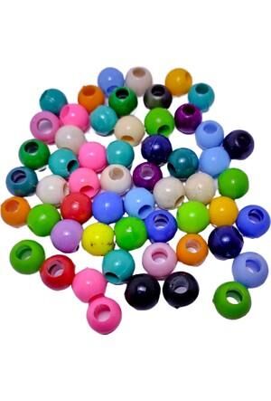 Esmay Plastik Boncuk 10 Mm Karışık 500gr B3976