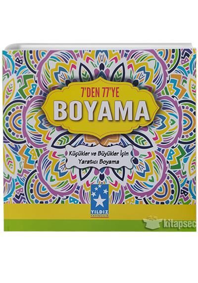 Gönül Yayıncılık 7 Den 77 Ye Mandala Boyama Kitabı 978-605-4784-66-0