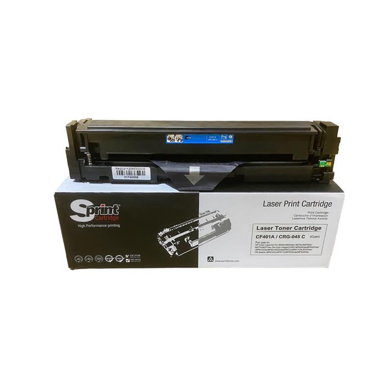 S Prınt Cf401a (201a) / Crg-045 Cyan Toner (1.4k*) Sp10-201c