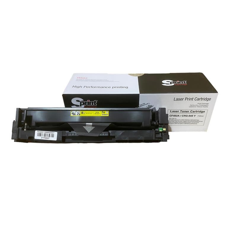 S Print Cf402 (201a) / Crg-045 Yellow Toner Sp10-201y