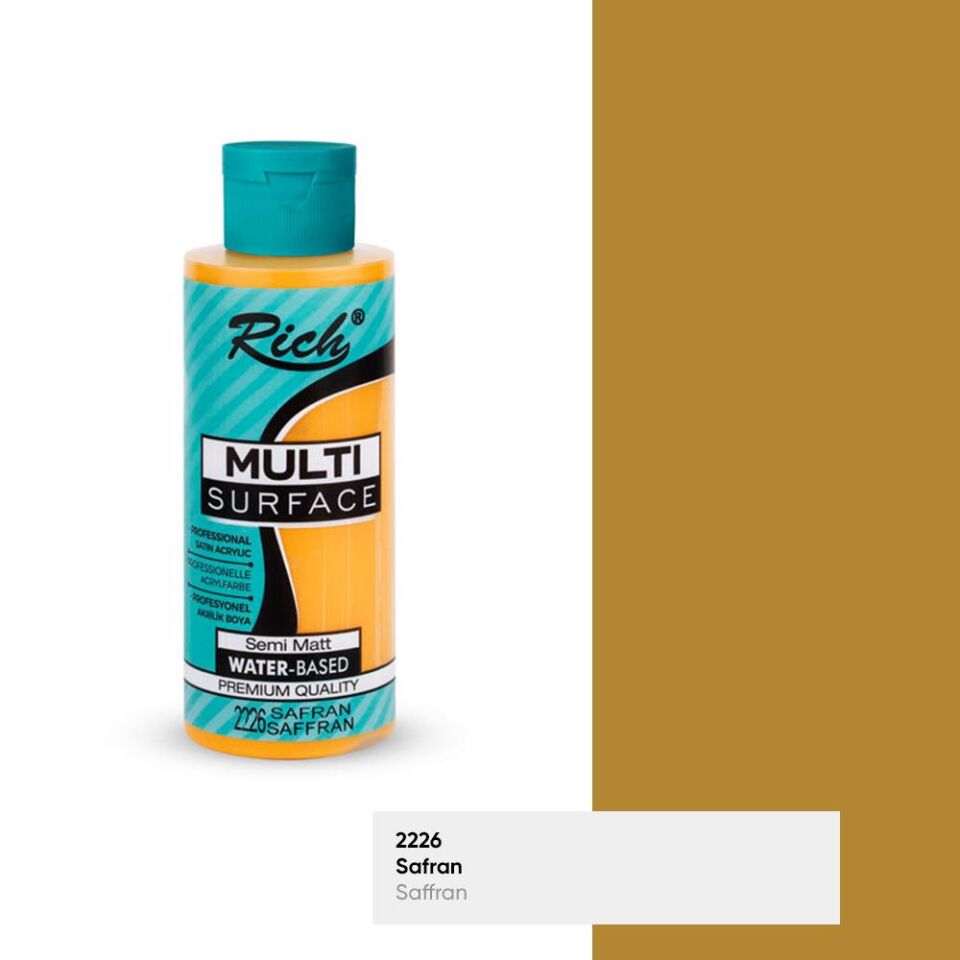 Rich Multi Surface Akrilik Boya 120 Cc Safran Mls-120-2226