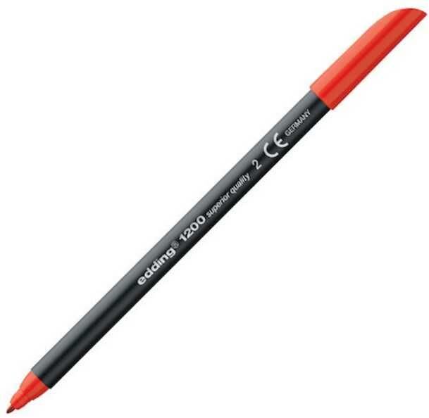 Edding Grafik Kalemi ( E-1200 ) Kırmızı Ed120002