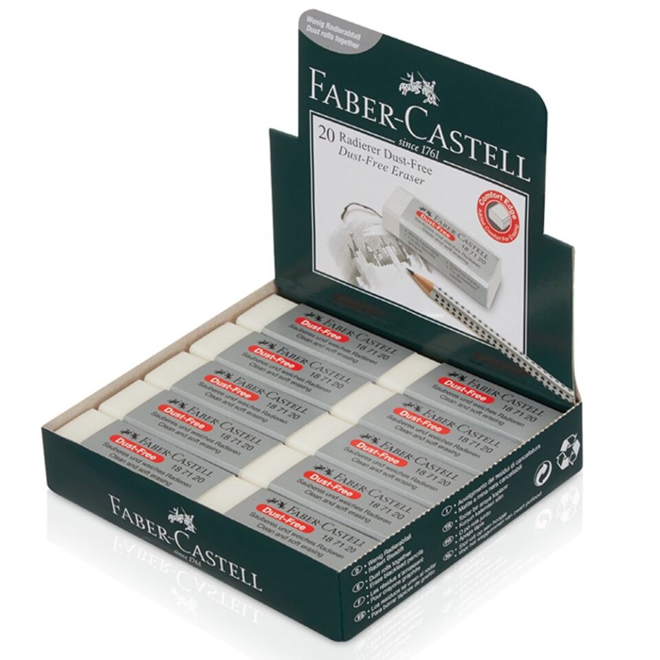 Faber Castel Dust Free Beyaz Silgi 187120