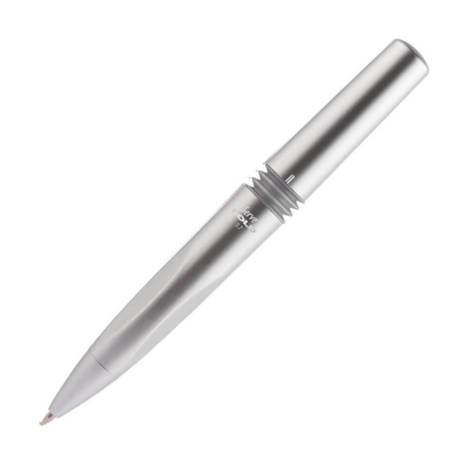 Serve Versatil Kalem 0,7mm Bold Metalik Gri