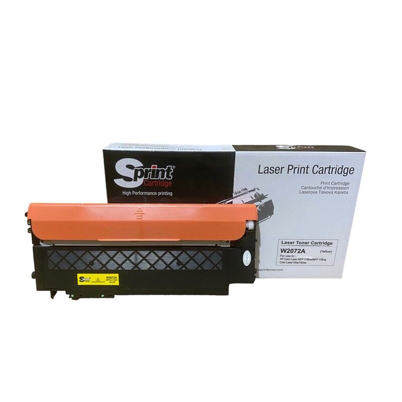 S Prınt W2072a (117a) Yellow Toner - Çipli (0.7k*) Sp10-117y