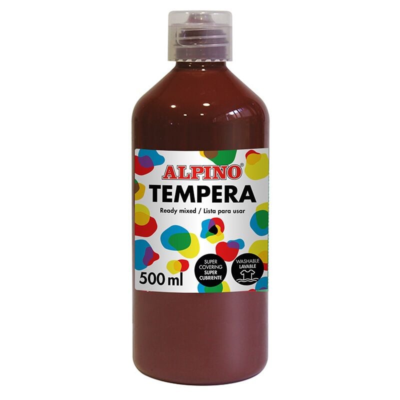 Alpino Sulu Boya 500 Ml Tempera Kahverengi Dm-010177