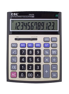 Csl Cs-2ts 12 Hane Masa Tipi İşlem Kontrollü Hesap Makinesi