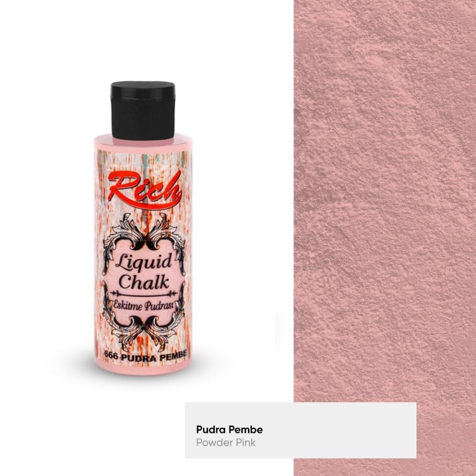 Rich Eskitme Pudrası 120 Cc ( 666 ) Pudra Pembe Esp-120-03013