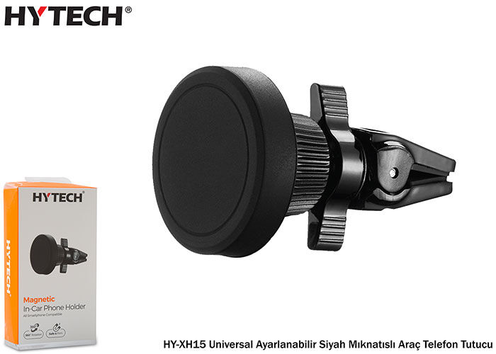 Hytech Hy-xh15 Universal Ayarlanabilir Siyah Mıknatıslı Araç Telefon Tutucu