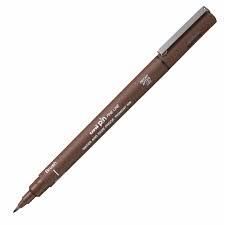 Uniball Pin Br Fine Line Fırça Uçlu Kalem Sepya Pınbr-200 Sepya