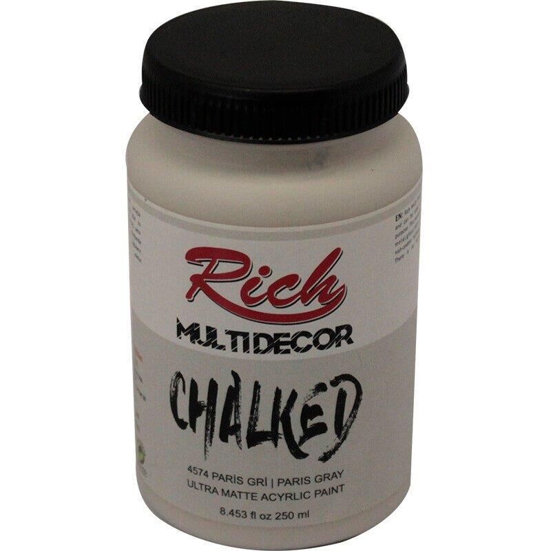 Rich Multi Decor Chalked 250 Cc Paris Gri Mdc-250-4574