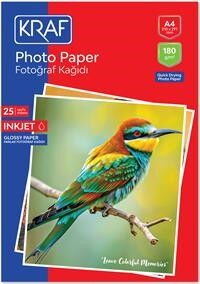 Kraf Fotoğraf Kağıdı A4 180 Gr 25 Li 2180