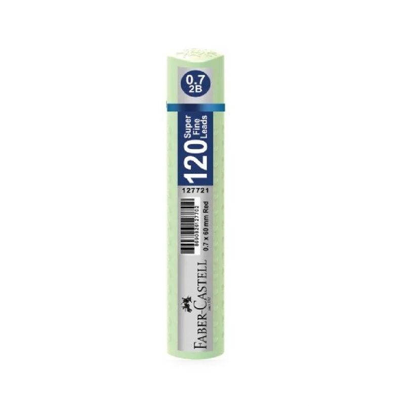 Faber Castell Kalem Ucu ( Min ) 0,7 Mm Grip 2b 60mm 120'li Pastel Yeşil 14315