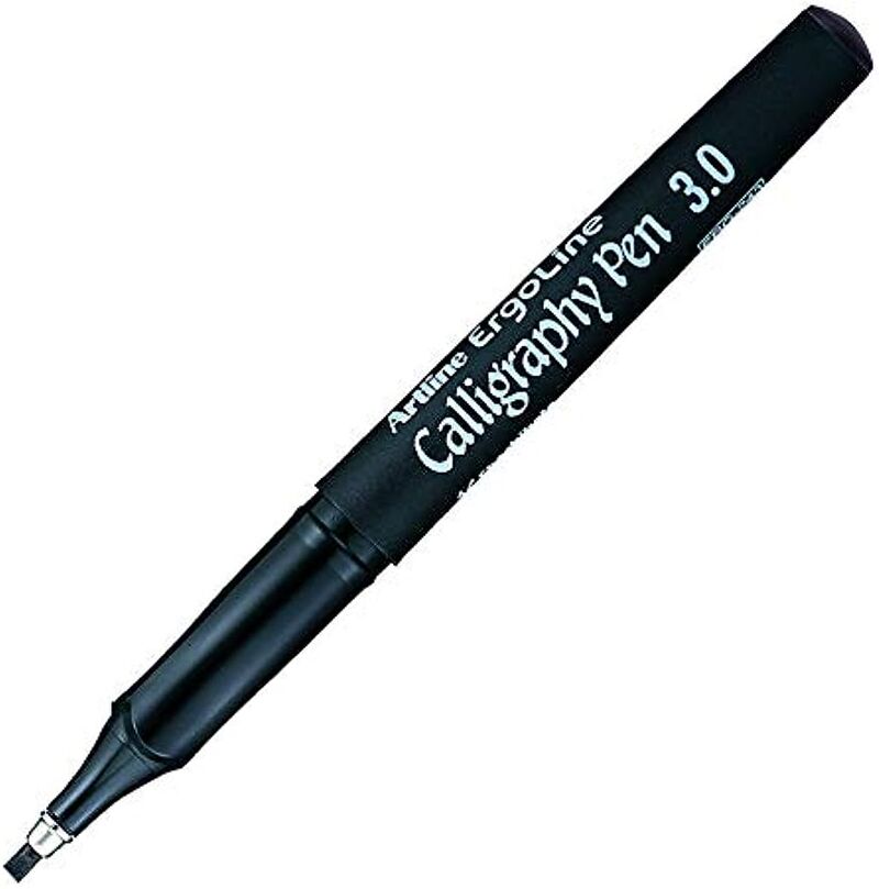 Artline Calligraphy Pen 3.0 Kaligrafi Kalemi Uç:3.0mm Siyah Lv-a-ek-243n Black