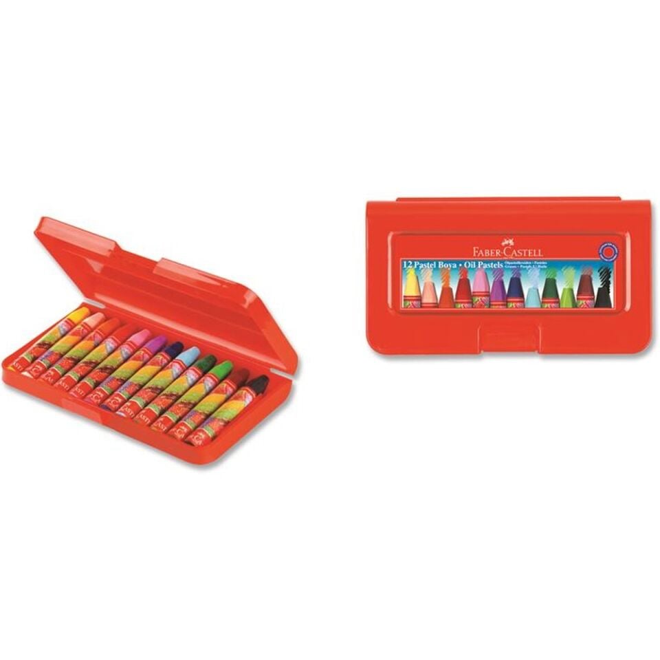 Faber Castell Pastel Boya 12'li Plastik Kutu 125112