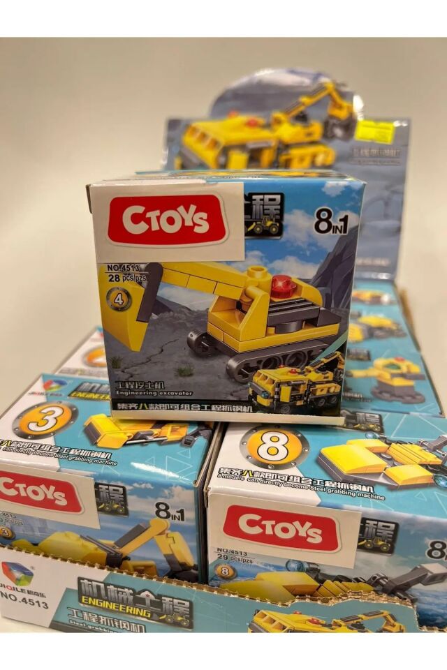 Ctoys Lego İş Makinası Bloklar 28 Prç 4513