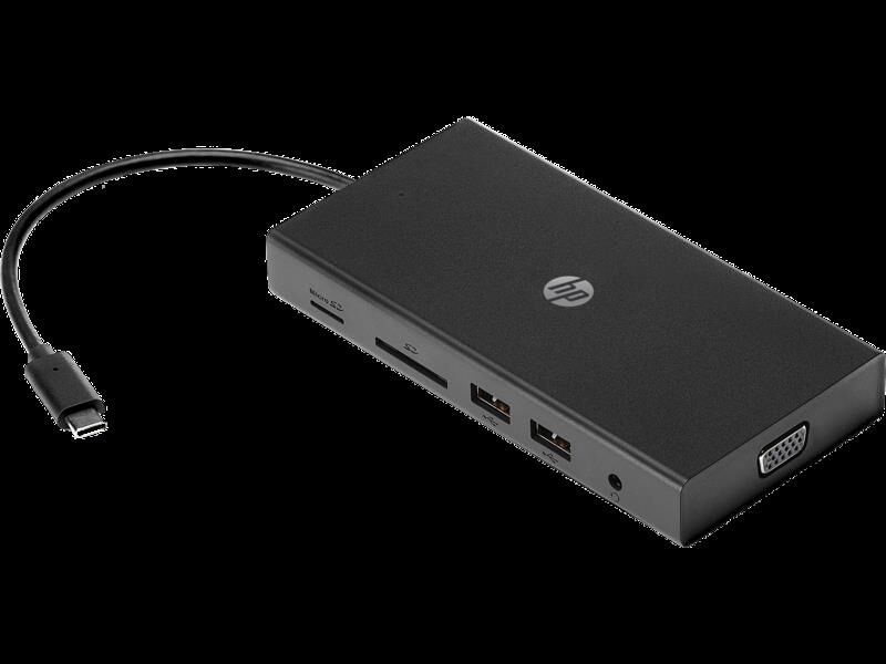 Hp 1c1y5aa Usb-c 2usb-sd-micro Sd-vga Type-c Grişli Hup