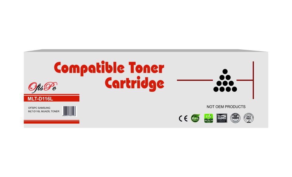 Ofispc Samsung Mlt-d116l 3.000 Sayfa Çipli Muadil Toner M2625-2626-2825nd-2826-2835-2836-2676-2875fd