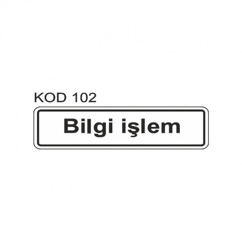 Ekstrafix 201 (yul-102) 7x24.5 Bilgi İşlem