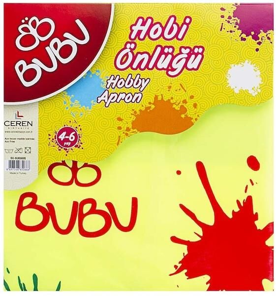 Bu-bu Önlük 4-6 Yaş ( Su Geçirmez ) 00005