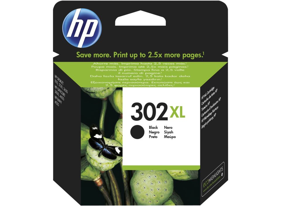 Hp 302xl Black Siyah Kartuş F6u68ae