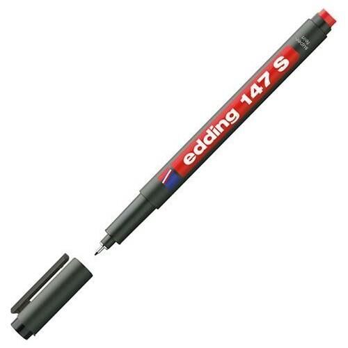 Edding Asetat Kalemi Silgili Small ( E-147 ) Kırmızı Ed14702
