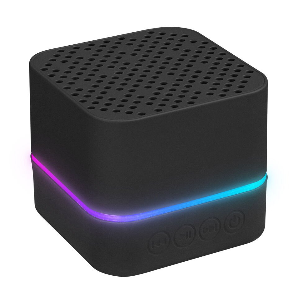 Mikado Md-18bt Siyah Dc 5v-usb Tf Kartlı Bluetoothlu Led Işklı Şarjlı Speaker