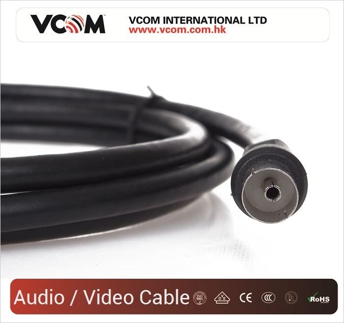 Vcom Cv602-b 10mt Analog Siyah Tv Uzatma